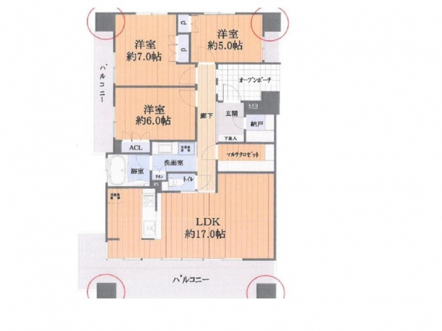 ファミリアーレ東海荒尾第３ 画像1