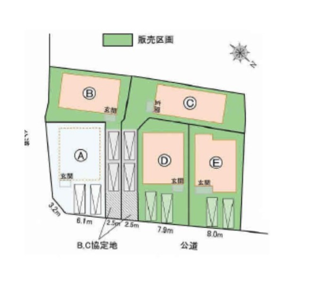 知多市新知　全５棟　D棟 画像1