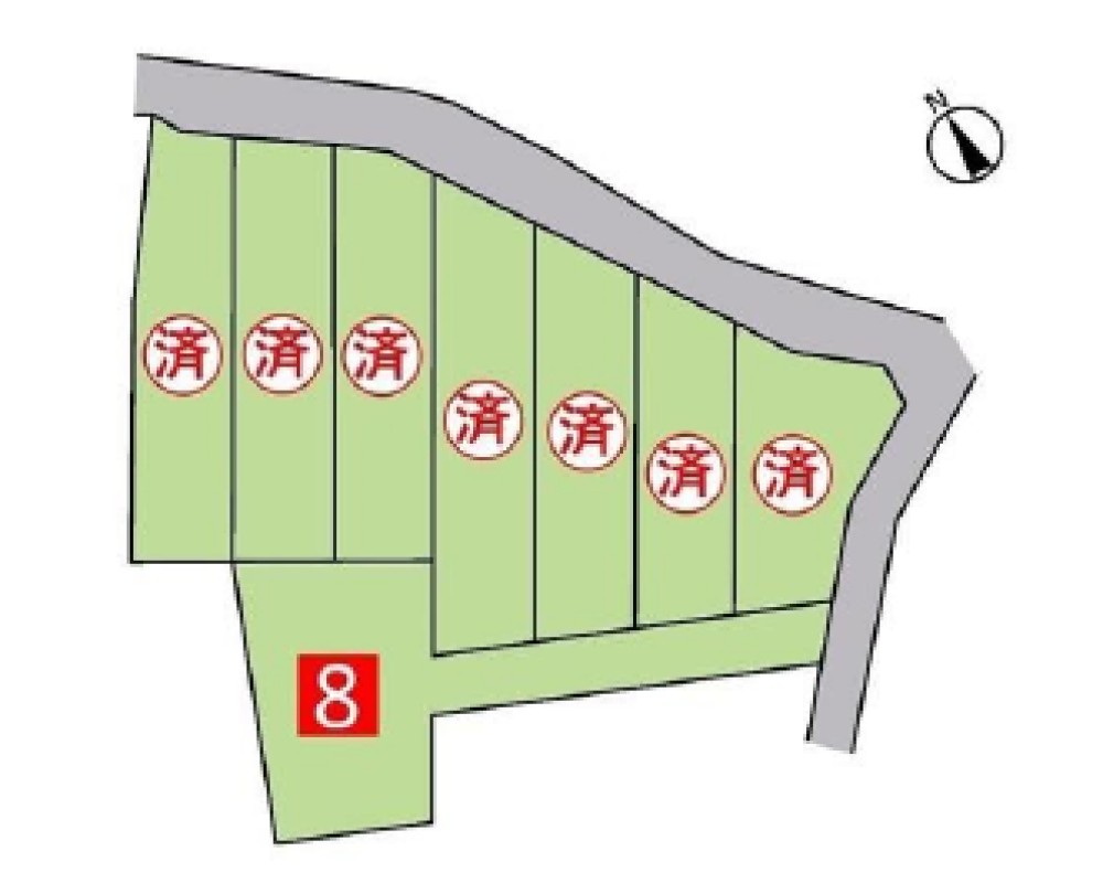 西尾市上矢田町　全8区画　8号地 画像1