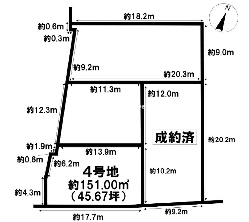 高浜市本郷町　全4区画　4号地 画像2