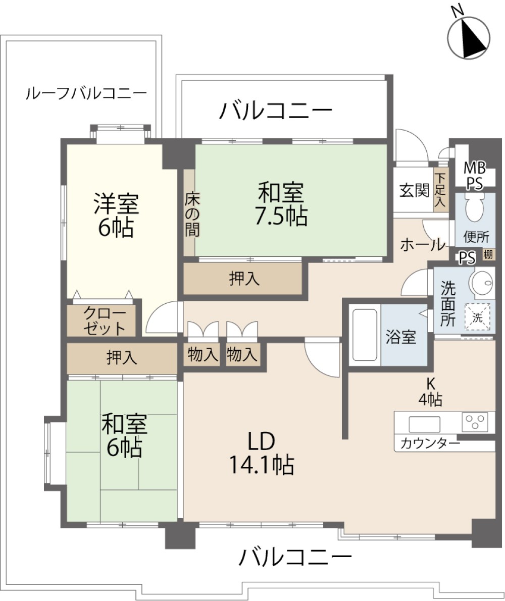 ライオンズマンション半田 画像14