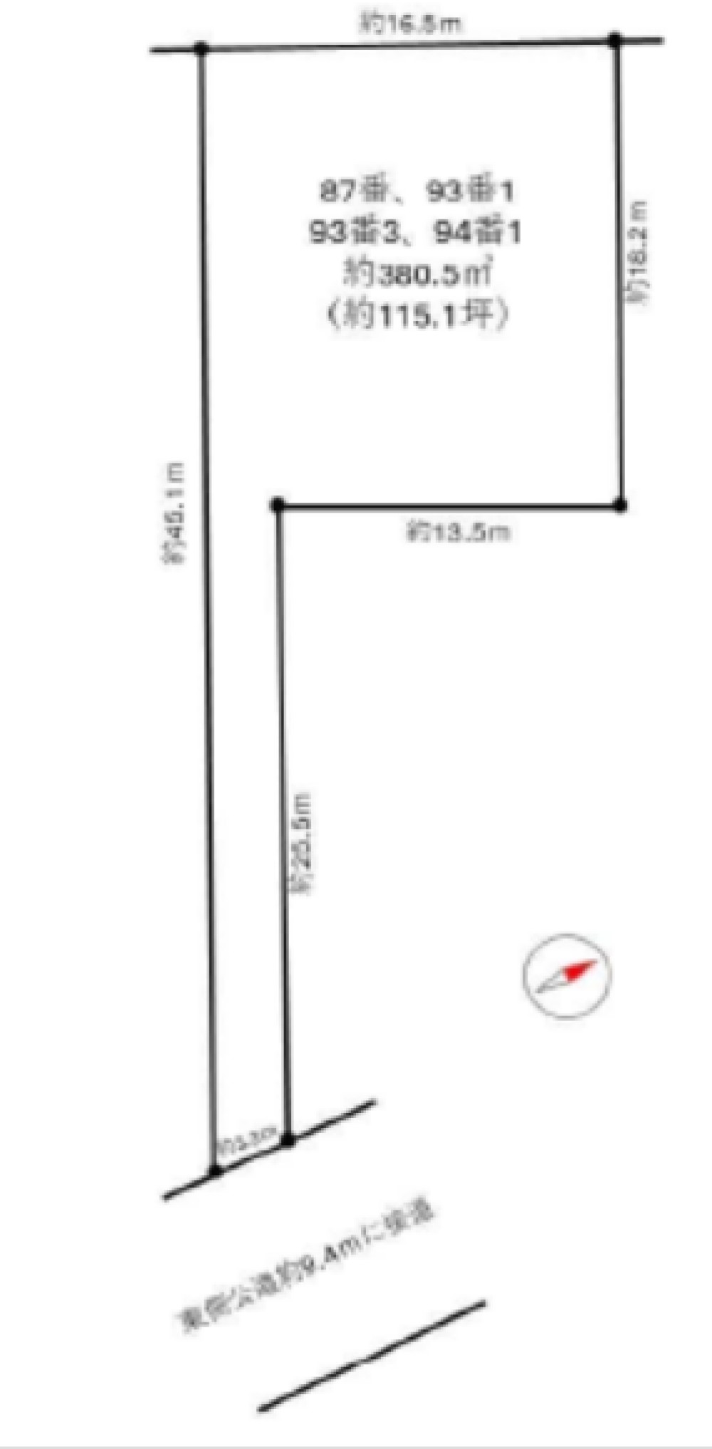 岡崎市北本郷町　全1区画 画像1