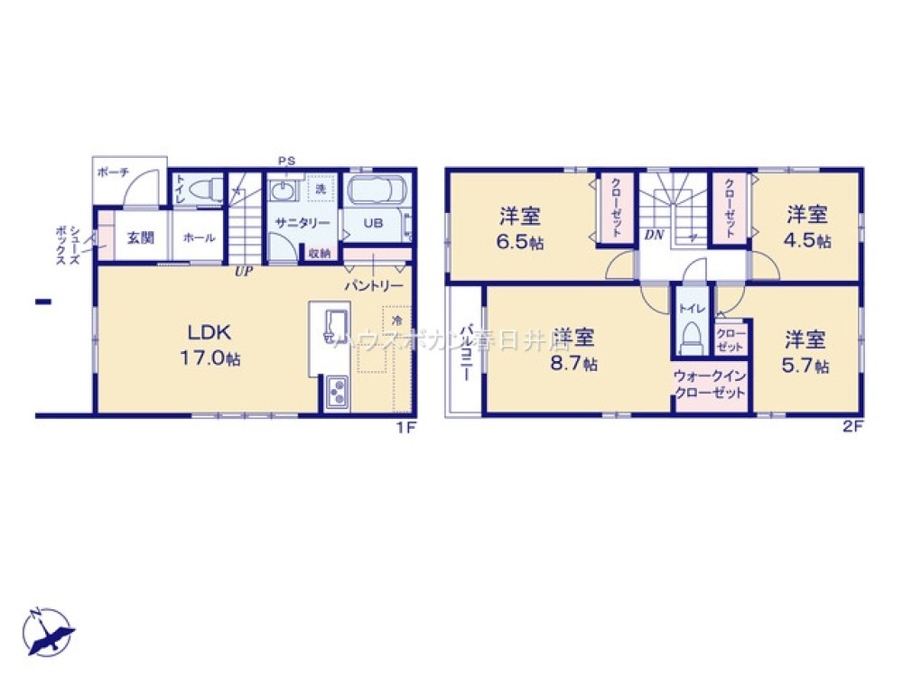 小牧市藤島町1期　全2棟　1号棟 画像18