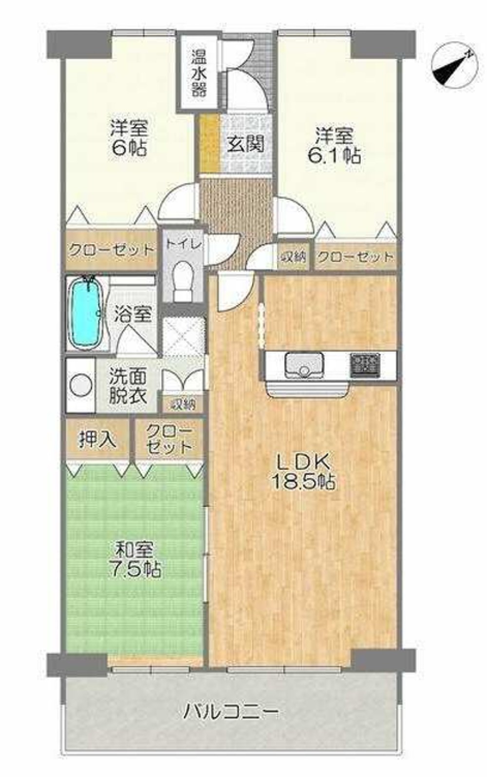 ピュアライフ草間Ⅲ 画像1