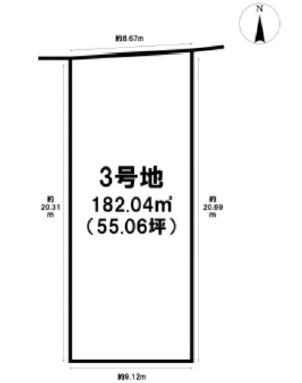 瀬戸市品野町　全3区画　3号地 画像4