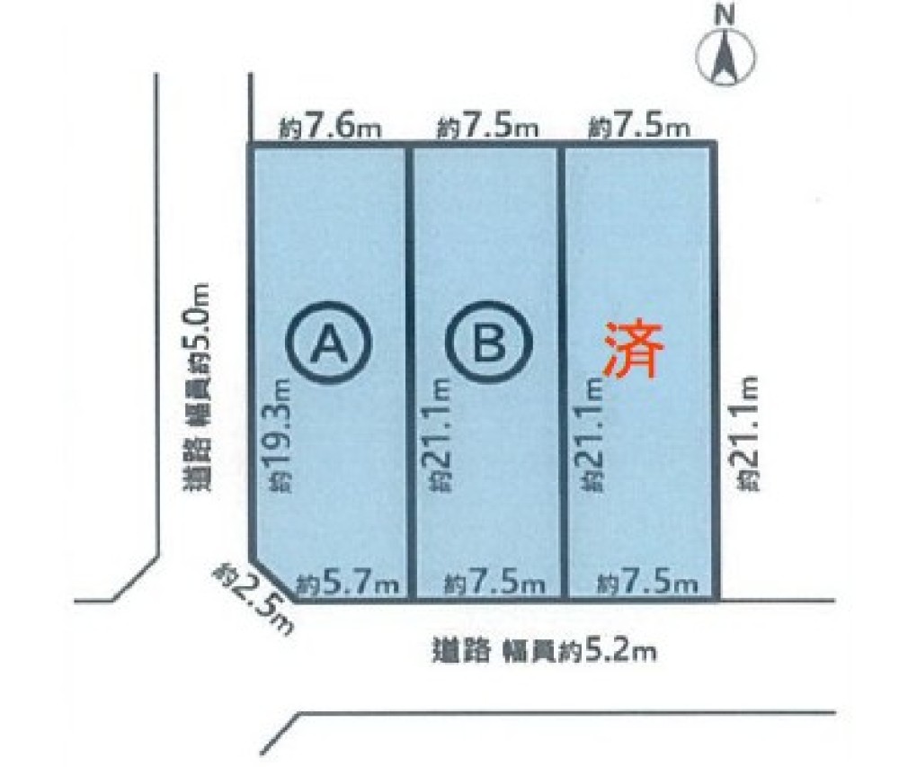 豊川市本野町　全3区画　A号地 画像6