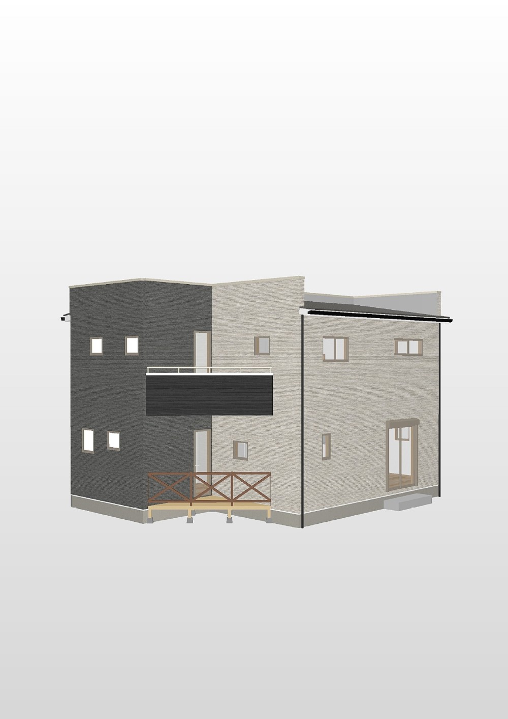 ※建物プラン例（外観）
