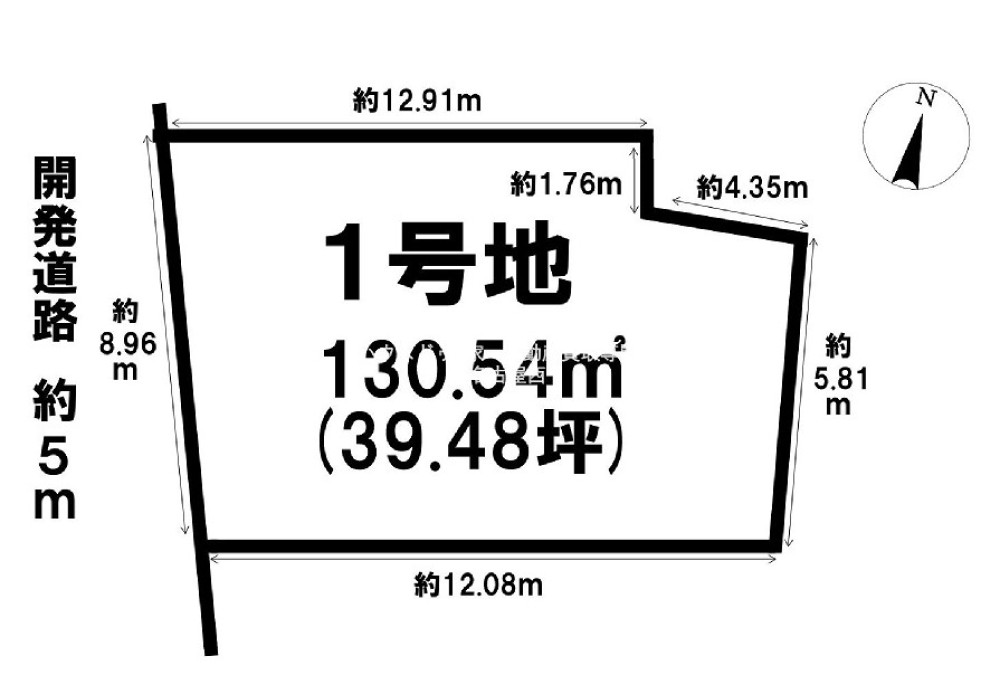 刈谷市高津波町　全4区画　1号地 画像1
