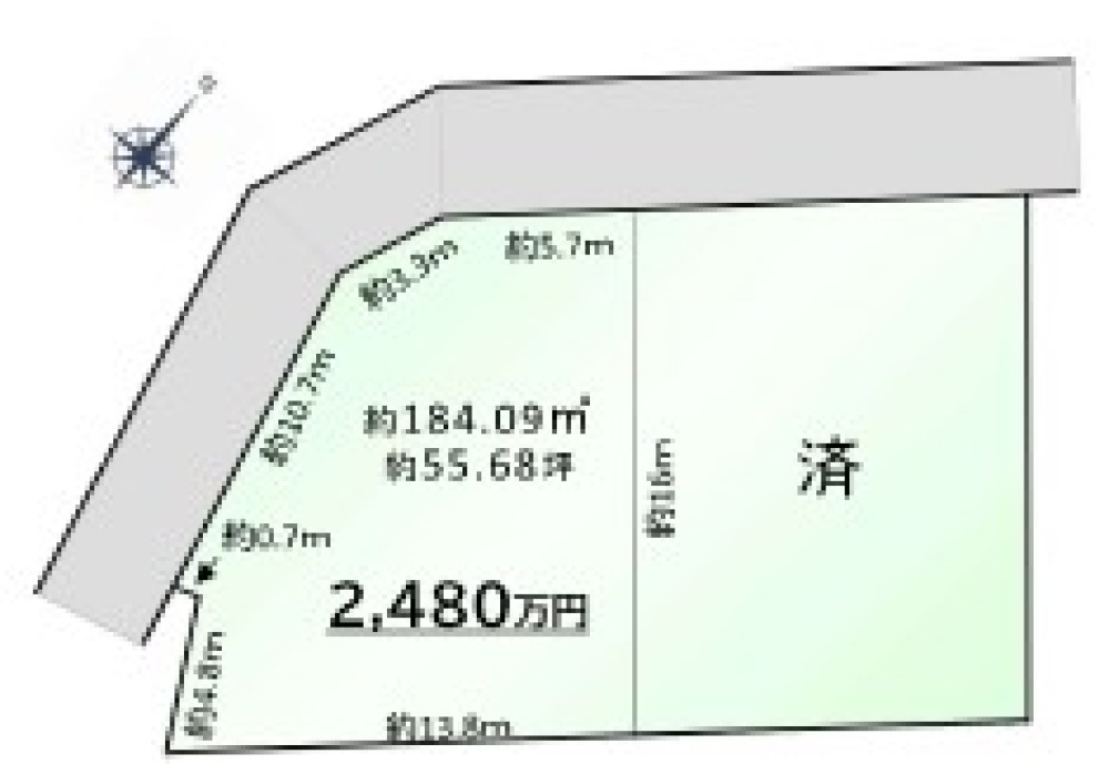 豊田市広田町　全2区画　A区画 画像1