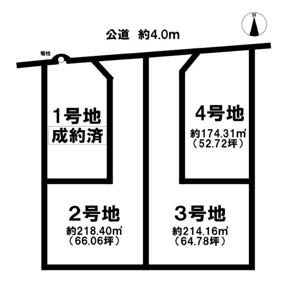 刈谷市東境町　全4区画　3区画 画像1
