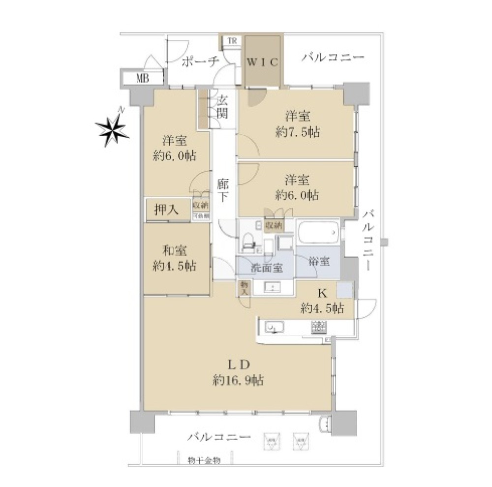 セントアース　A棟 画像1