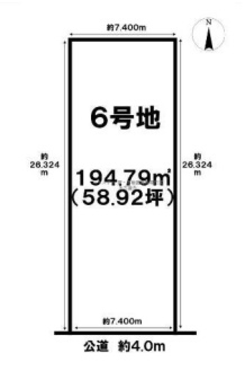 あま市甚目寺　全7区画　6号地 画像4