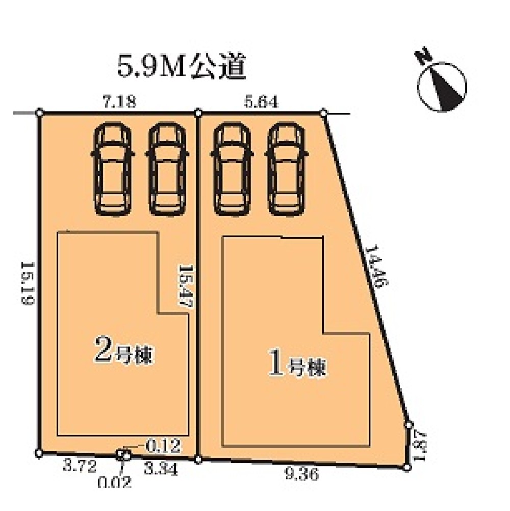 名古屋市緑区鳴丘　2304②　全2棟　2号棟 画像1