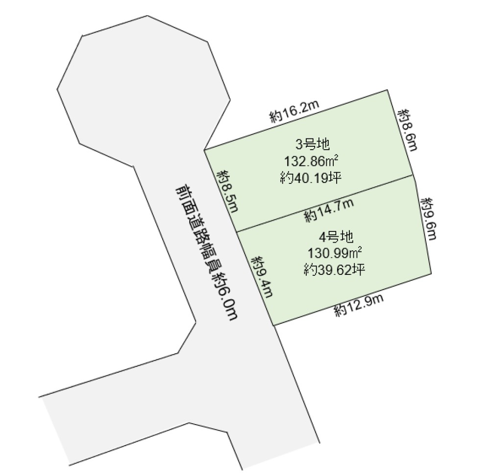 刈谷市高津波町　全2区画　4号地 画像1