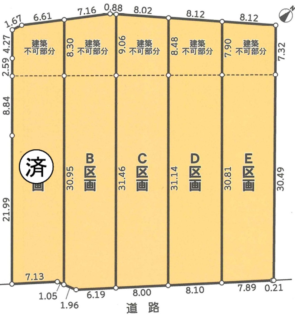 豊橋市牛川町　全5区画　D区画 画像4