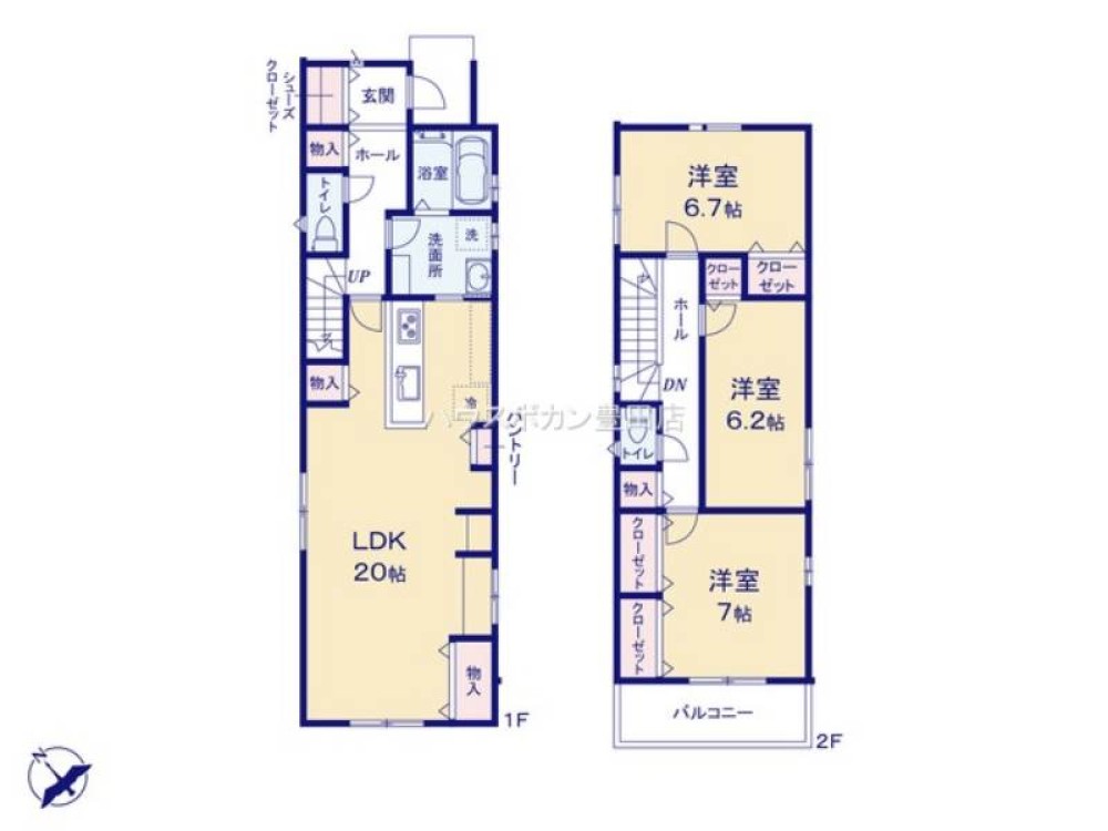 豊田市清水町　第1　全2棟　2号棟 画像4