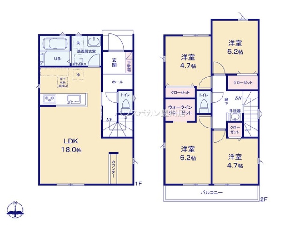 豊橋市多米中町一丁目24-1期　全3棟　2号棟 画像23