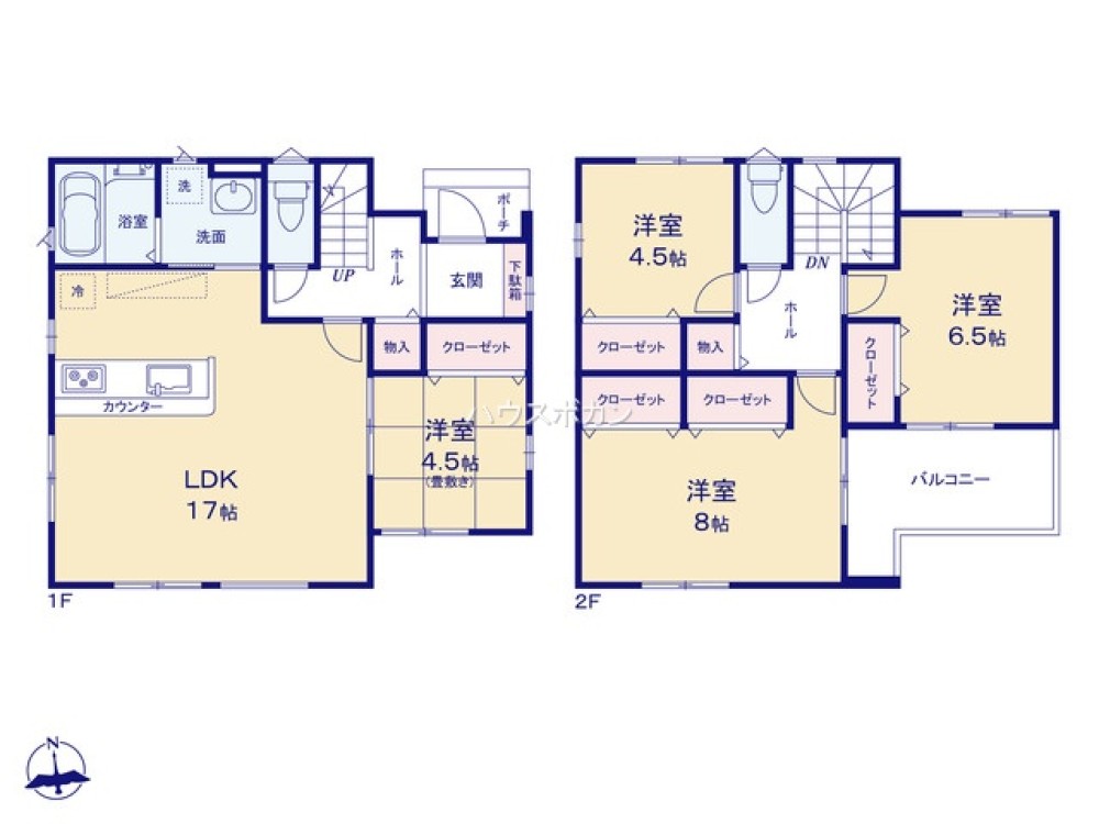 一宮市木曽川町　全4棟　1号棟 画像5