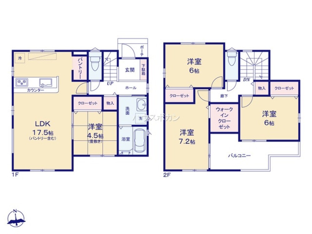 一宮市木曽川町　全4棟　2号棟 画像5