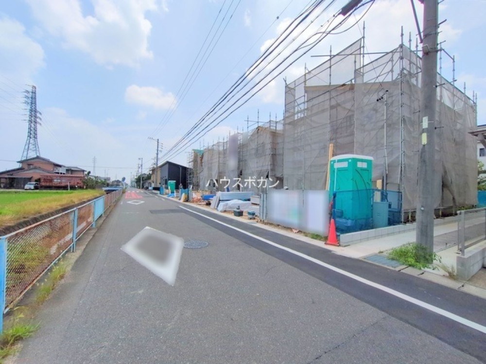 前面道路です！