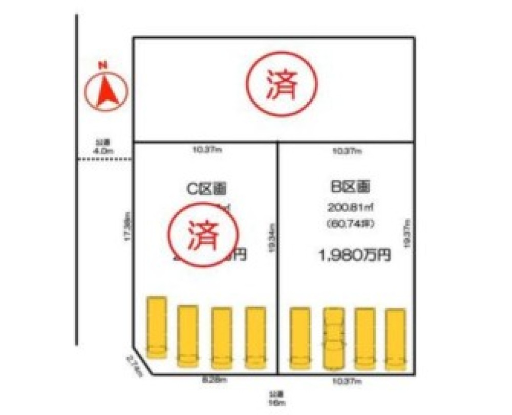 豊川市中央通三丁目　全2区画　B区画 画像6
