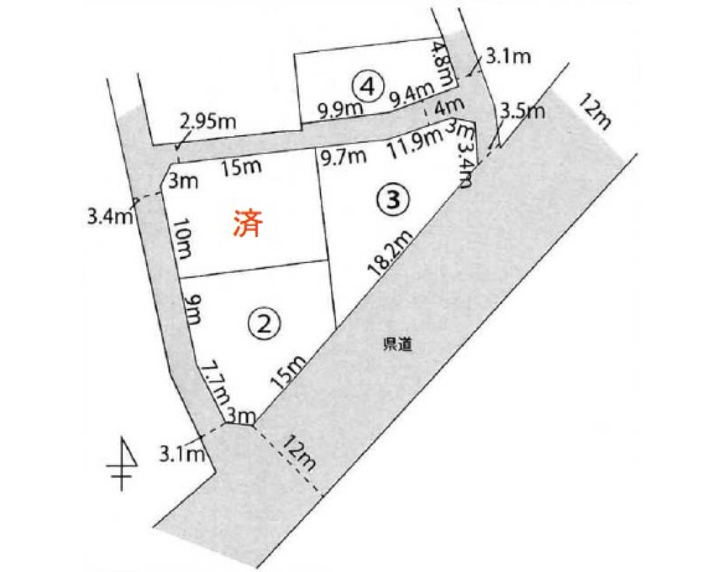 豊橋市船渡町　全4区画　4号地 画像1