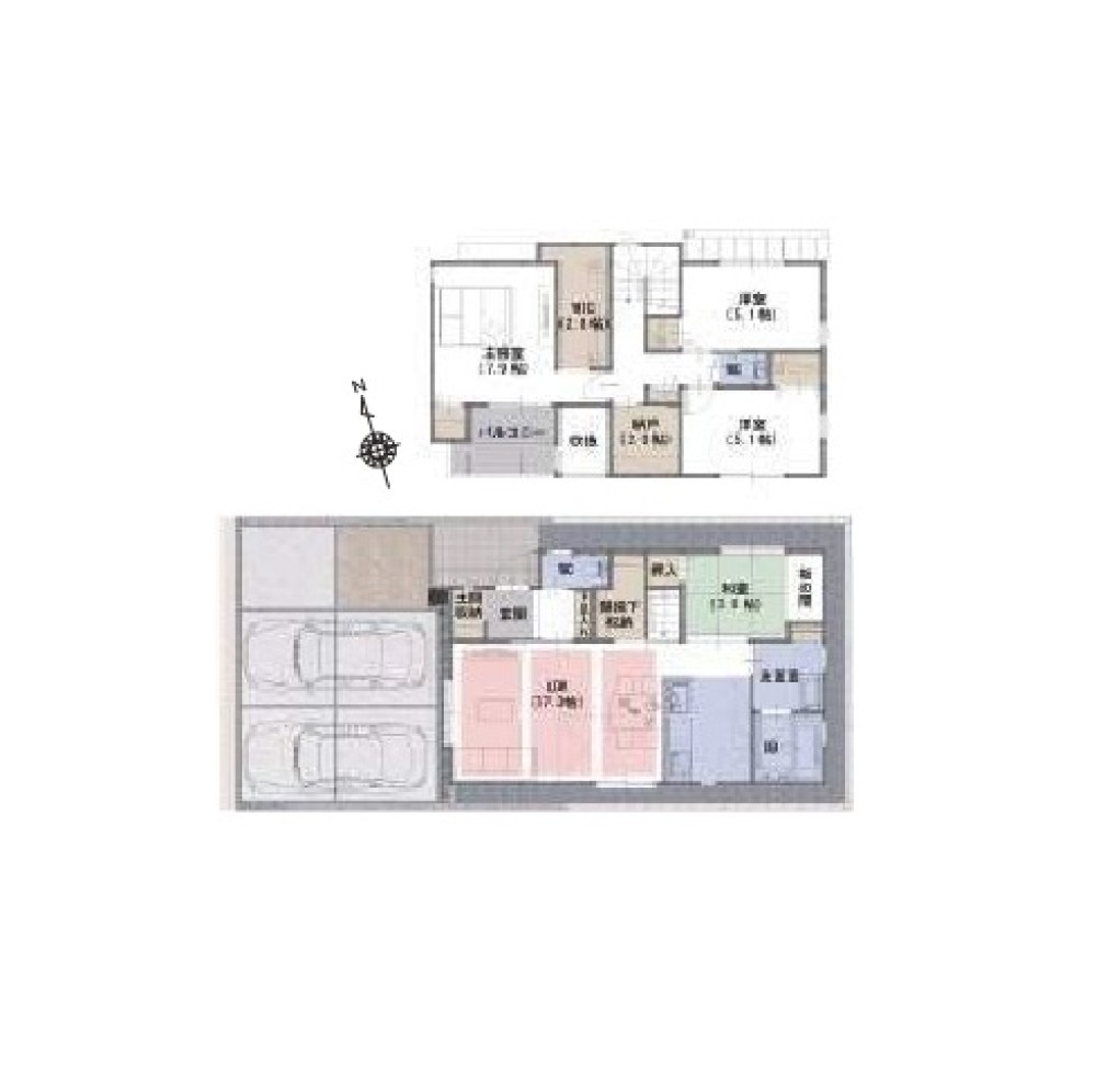 豊田市志賀町　4期　全2棟　A号棟 画像2