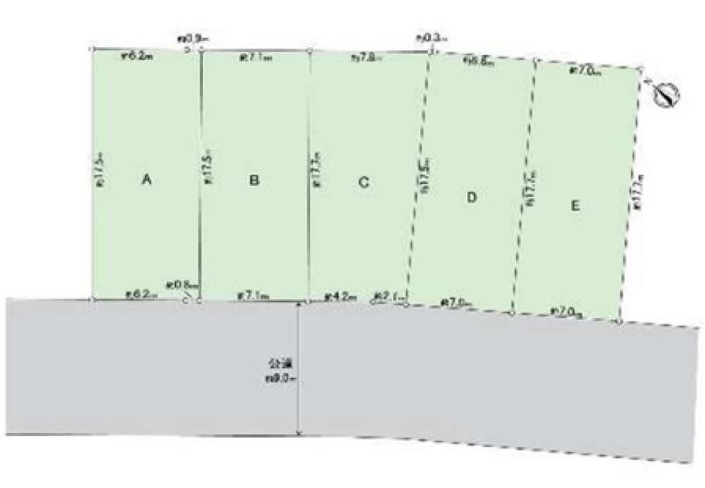 春日井市東野町　全5区画　C区画 画像1