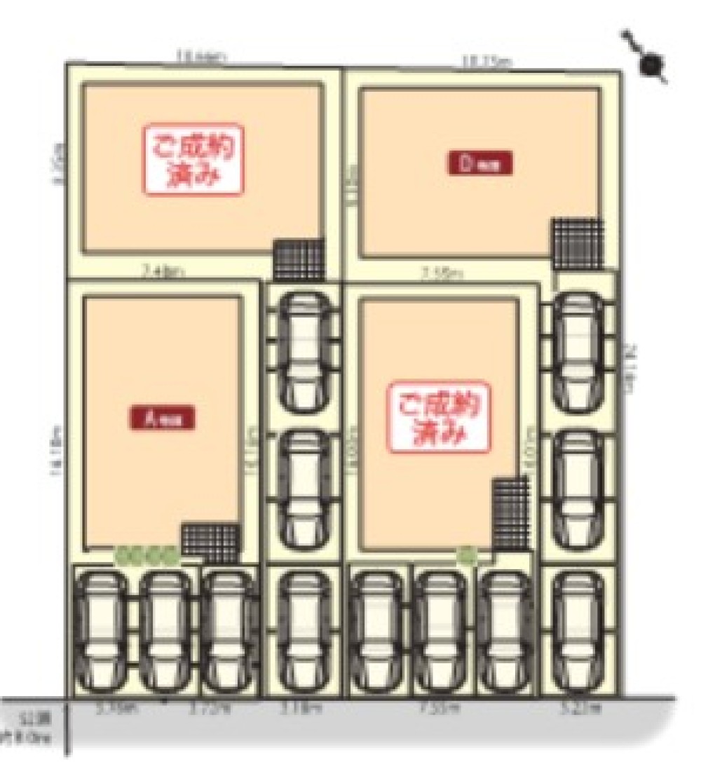 豊田市大林町　3期　全4棟　D号棟 画像1