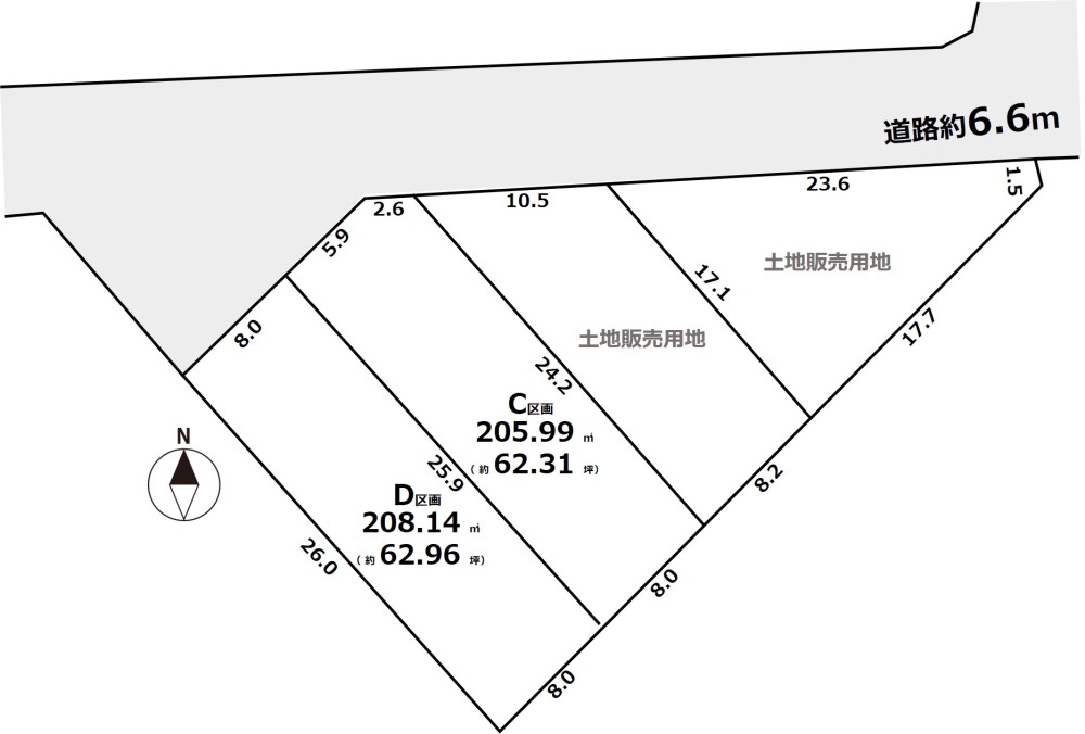 【HOLIDAYS SELECT】刈谷市井ケ谷町　全2区画　D区画 画像1