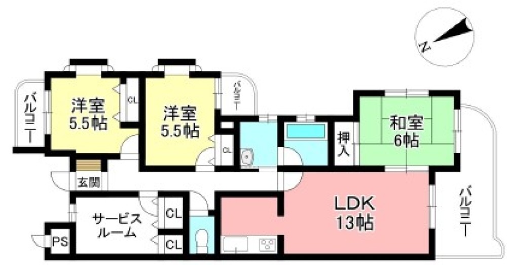 サンシティ小坂町 画像1