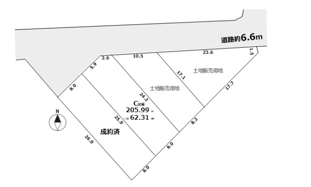 敷地面積60坪以上！