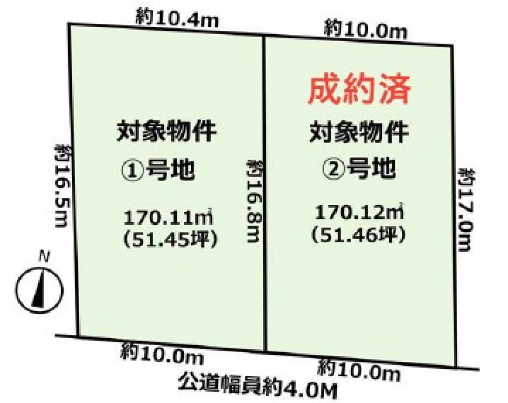 豊田市市木町　全2区画　1号地 画像6