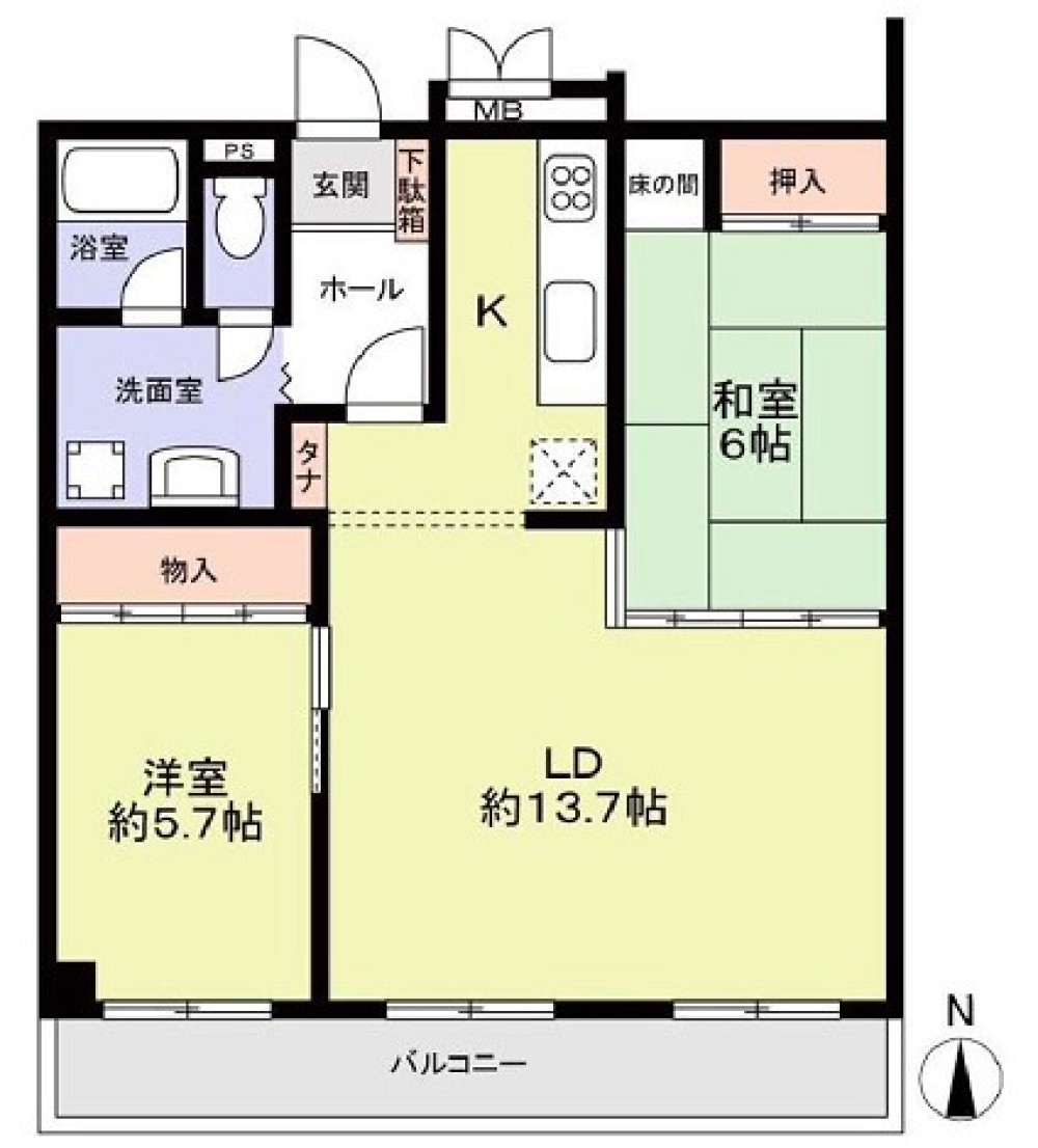 安城グランドハイツ西棟 画像1