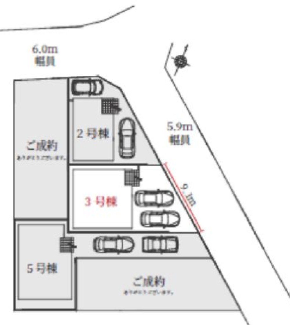 刈谷市一ツ木町　全5棟　3号棟 画像1