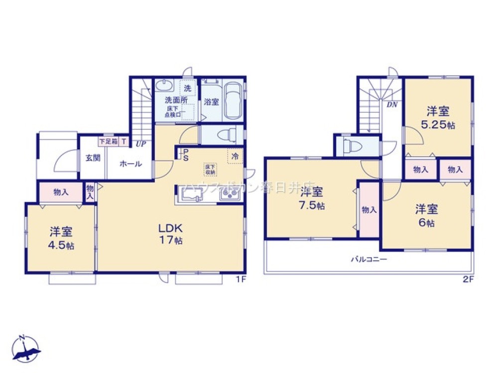 春日井市上田楽町6期　全4棟　D号棟 画像3