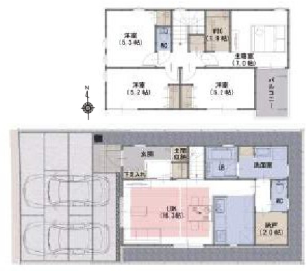 岡崎市若松町　全3棟　A号棟 画像2