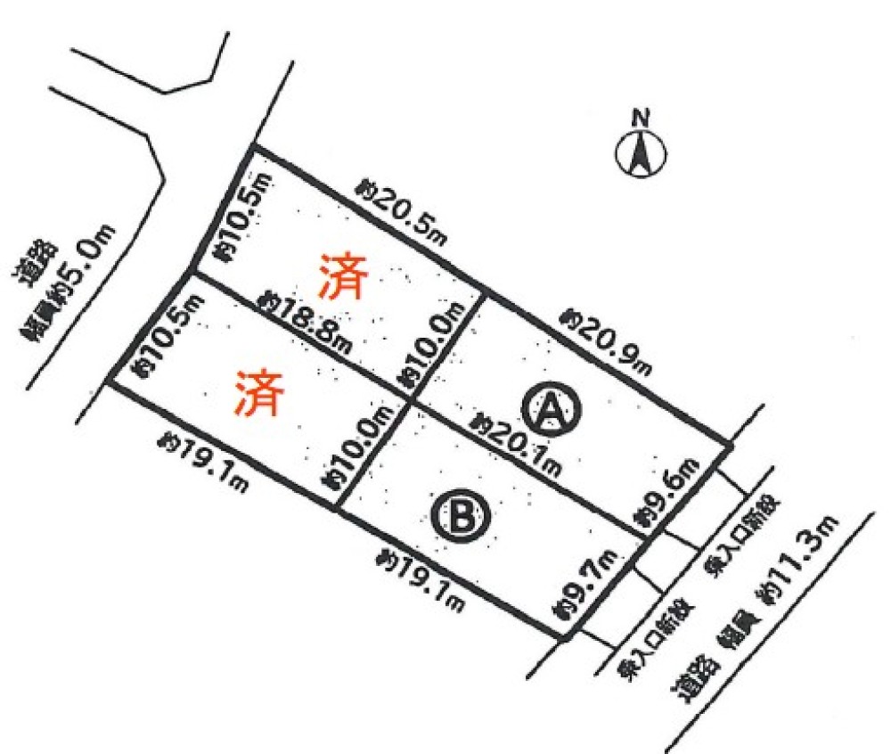 豊川市大木新町通一丁目　全4区画　A区画 画像6