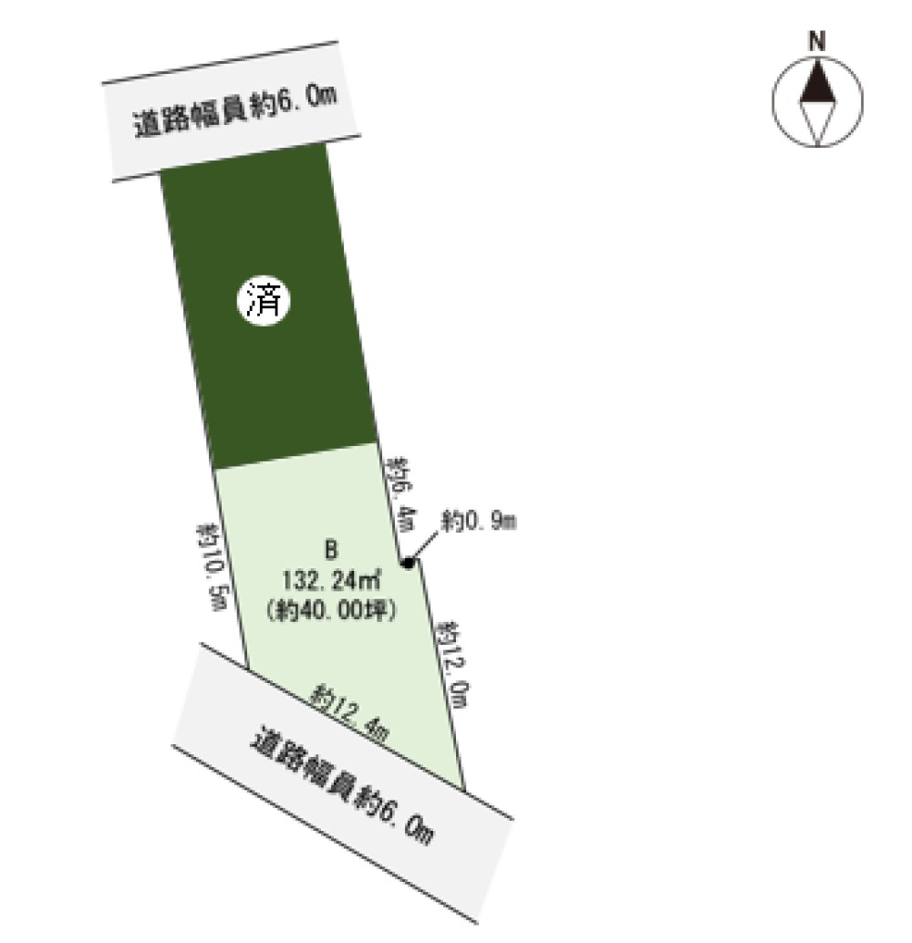 常滑市本郷町　全2区画　B区画 画像4