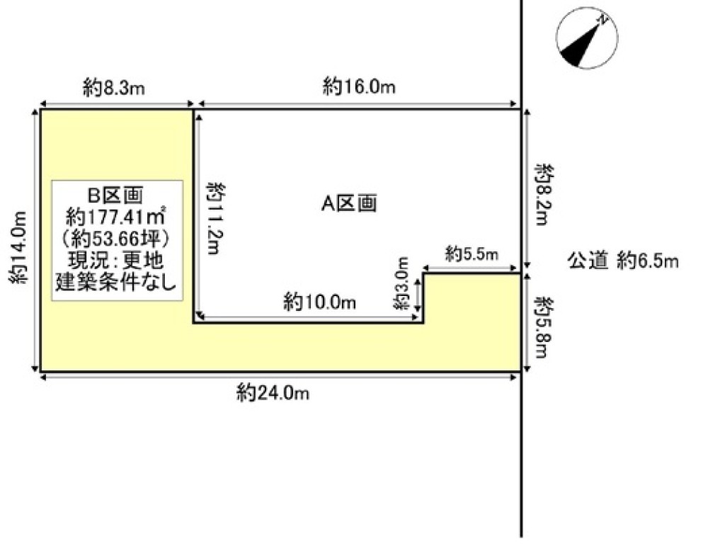 名古屋市緑区万場山　全2区画　B区画 画像1