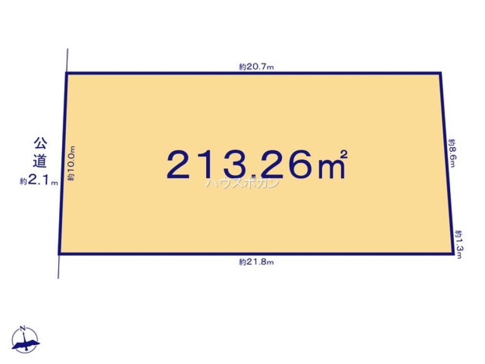 名古屋市中川区万場二丁目　全3区画　3号地 画像1