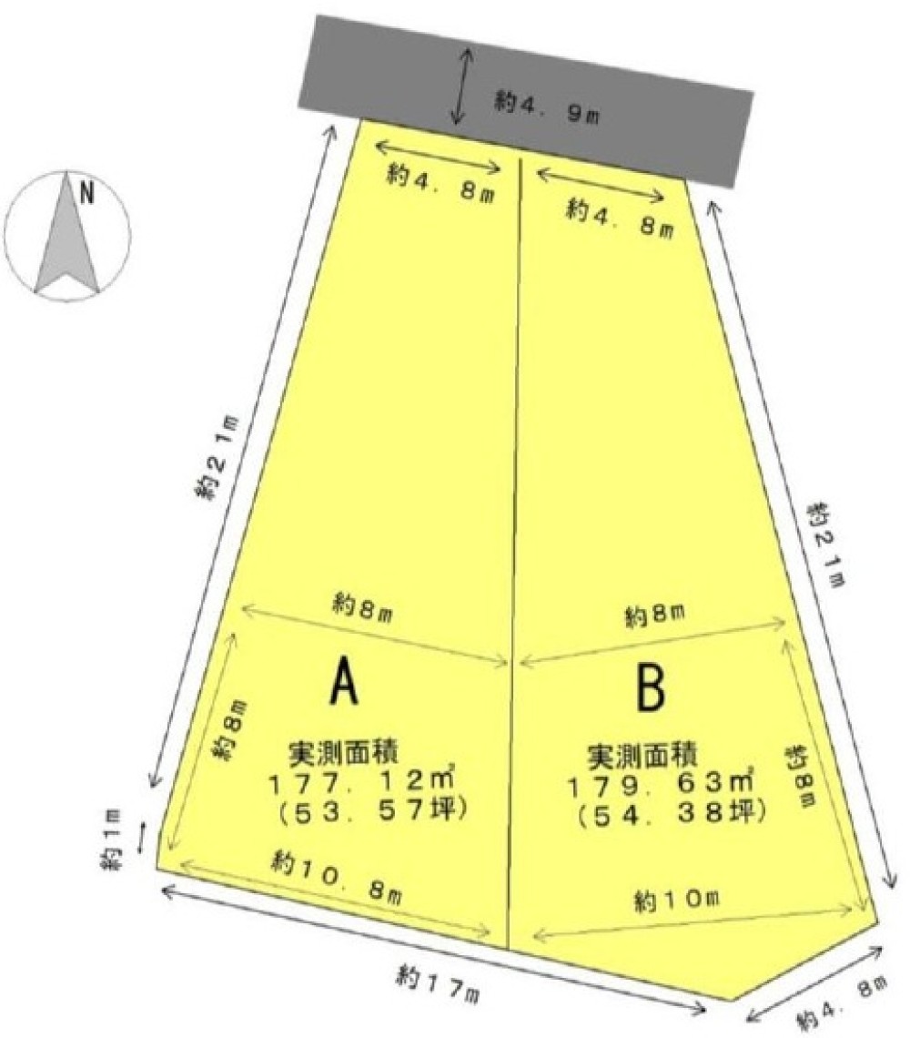名古屋市中川区長須賀二丁目　全2区画　A区画 画像1