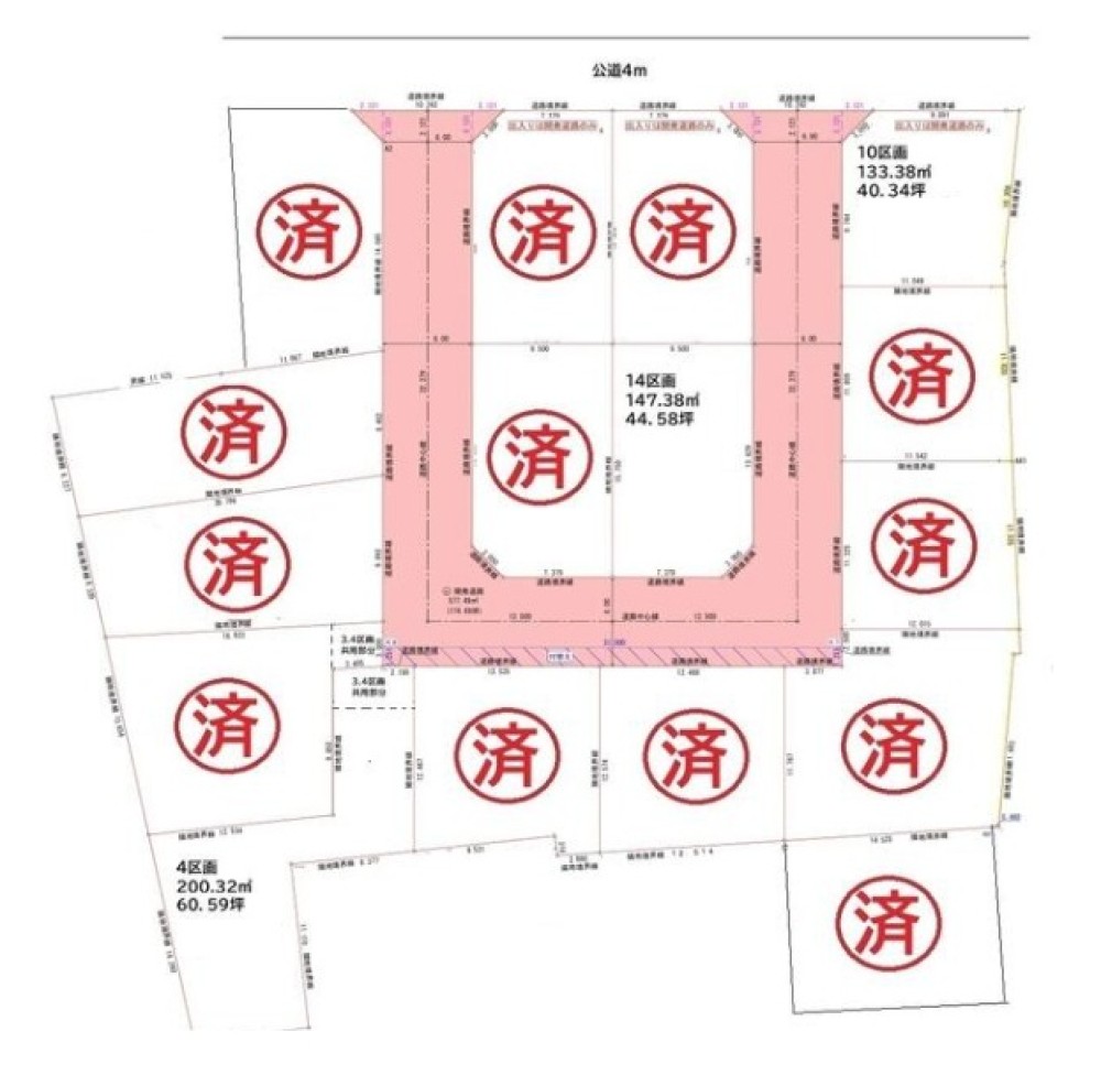 清須市清洲　全14区画　10区画 画像1
