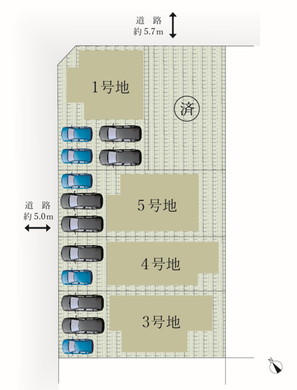 豊橋市西橋良町　1期　全5区画　3号地 画像5
