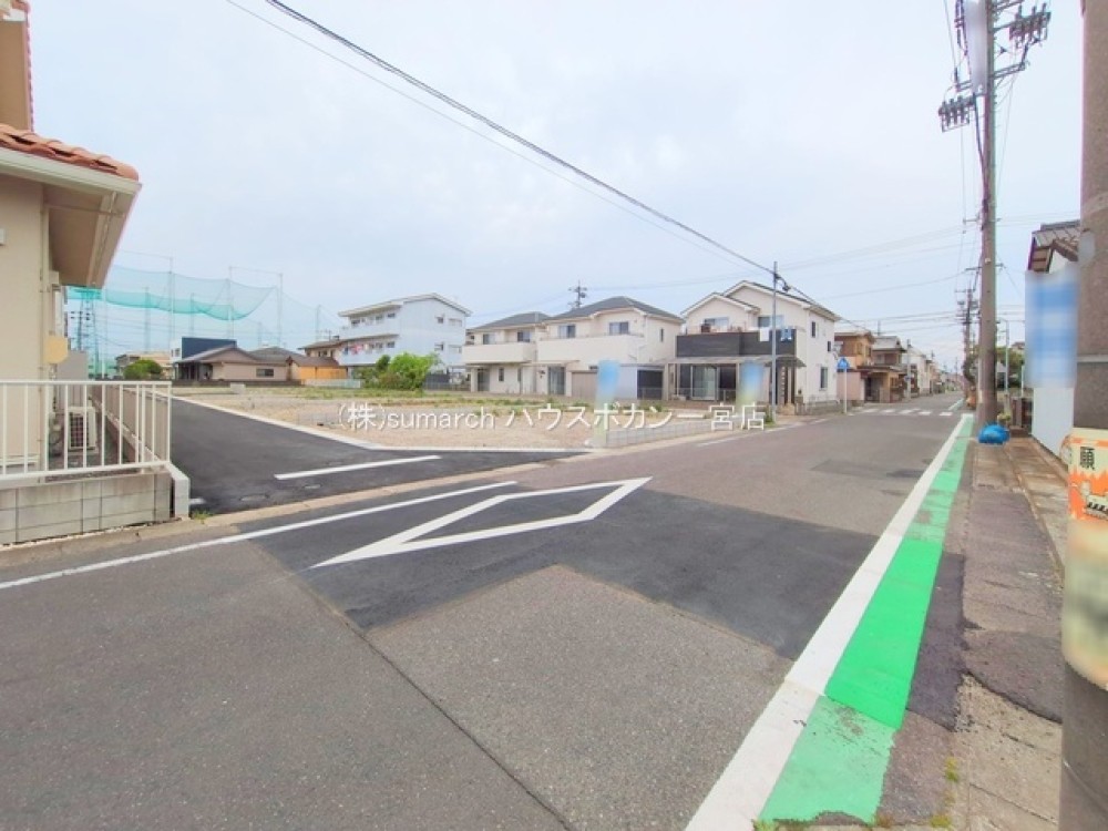 前面道路です！