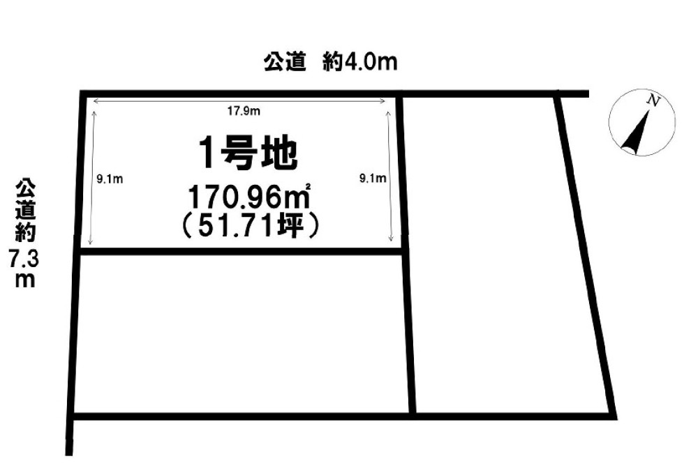 知立市牛田町　全3区画　1号地 画像6