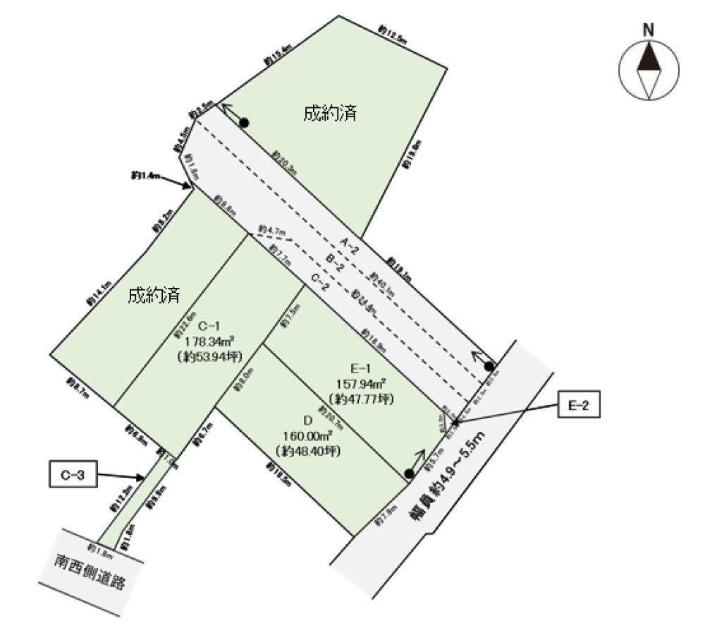 豊田市千足町　全5区画　C区画 画像1
