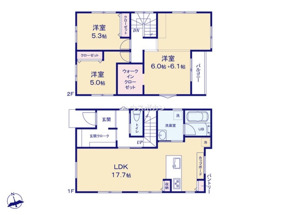 安城市古井町　全2棟　2号棟 画像4