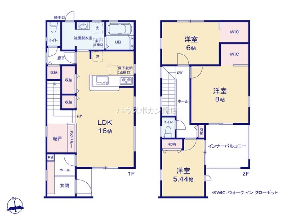 知多市にしの台四丁目　全4棟　2号棟 画像4