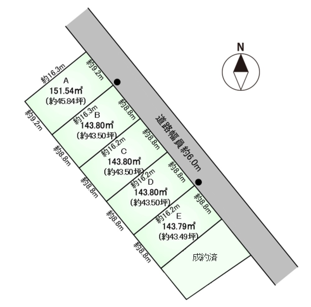 碧南市中山町　Ⅱ期　全6区画　A区画 画像3